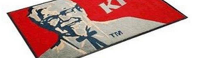 лого изтривалка KFC изтривалки по дизайн на клиента